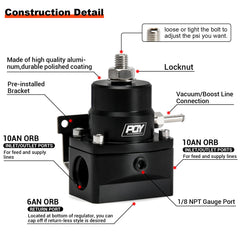PQY four-spring range demonstrates wide pressure tuning for multiple fuels.