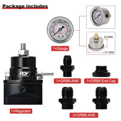 PQY regulator installed in engine bay for reliable fuel regulation