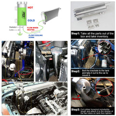 PQY included brackets, clamps, and bolts for straightforward installation.