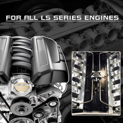 PQY LS kit installed example shows clean under-hood integration