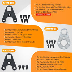 PQY outboard trim tilt wrench set close-up highlighting kit organization.