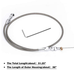 PQY package includes throttle cable and allen wrench for quick setup