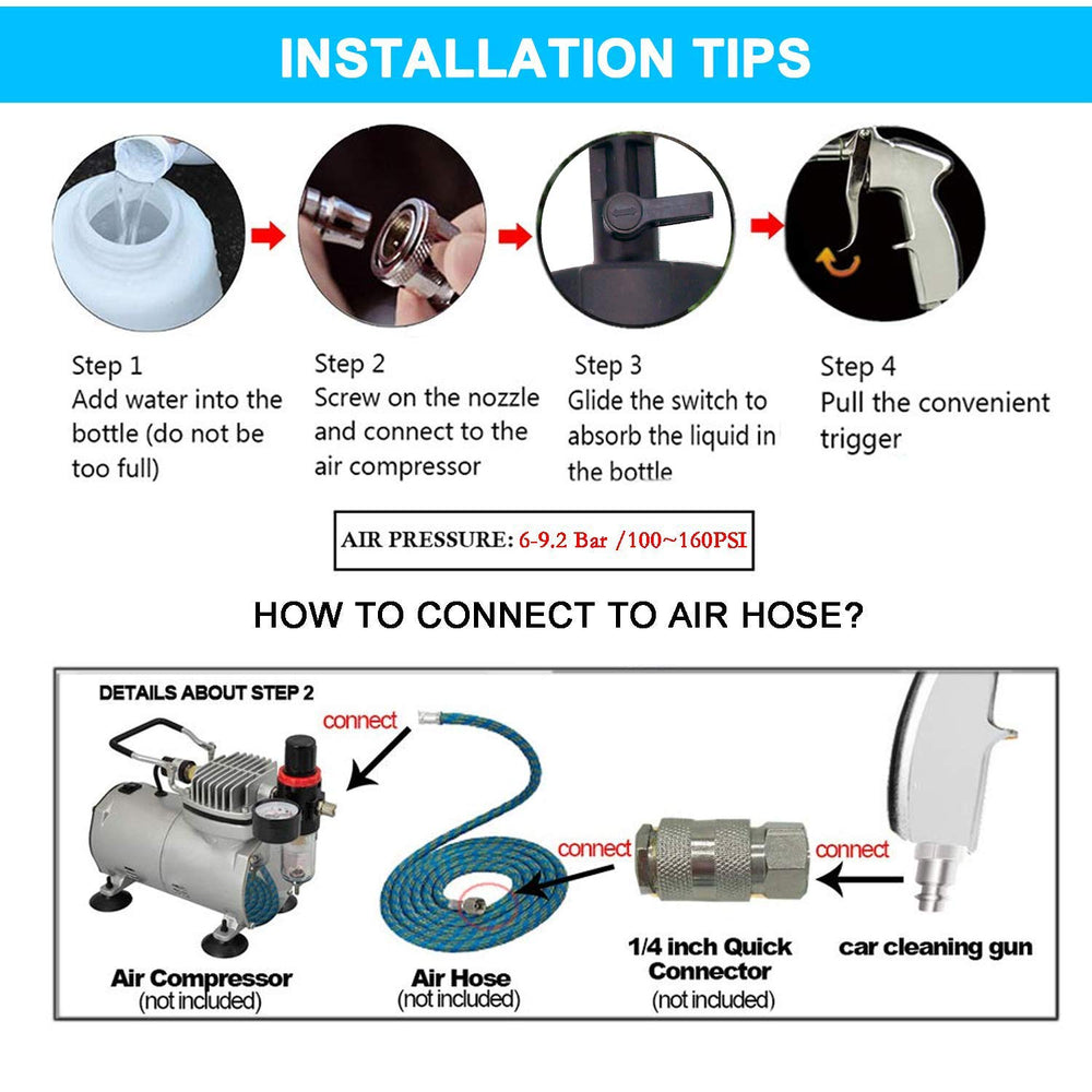 Practisol high pressure gun enables powerful interior detailing
