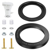 PRECIHW RV toilet seal for 300-320 series maintains a water-tight seal during travel.