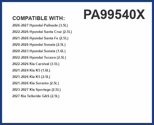Premium Guard HIGHFLOW PA99540X close up media demonstrates dirt blocking capability