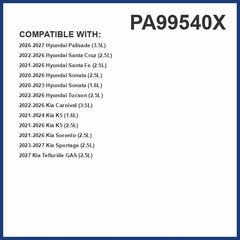 Premium Guard HIGHFLOW PA99540X packaging highlights quick pre oiled replacement