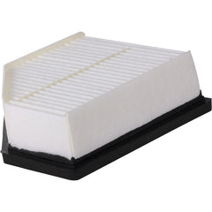 Dust-protection close-up of Premium Guard PG engine air filter highlights dust resistance.