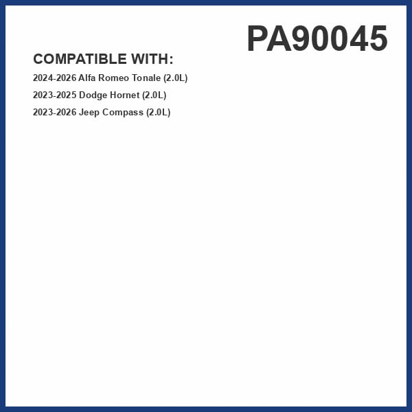 Premium Guard PA90045 for Dodge Hornet 2023-2025; supports clean air intake and efficiency.
