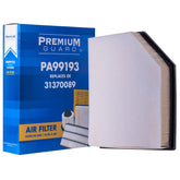 Premium Guard PG Engine Air Filter PA99193 front view for Volvo engines
