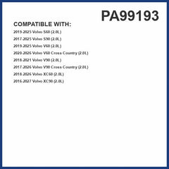 PA99193 top view showing filtration media for Volvo compatibility