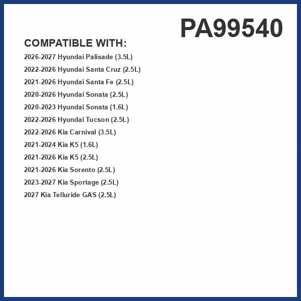 Premium Guard PA99540 side install view highlights easy fitment.