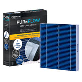 Premium Guard PureFlow HEPA cabin air filter front view for cleaner cabin air.