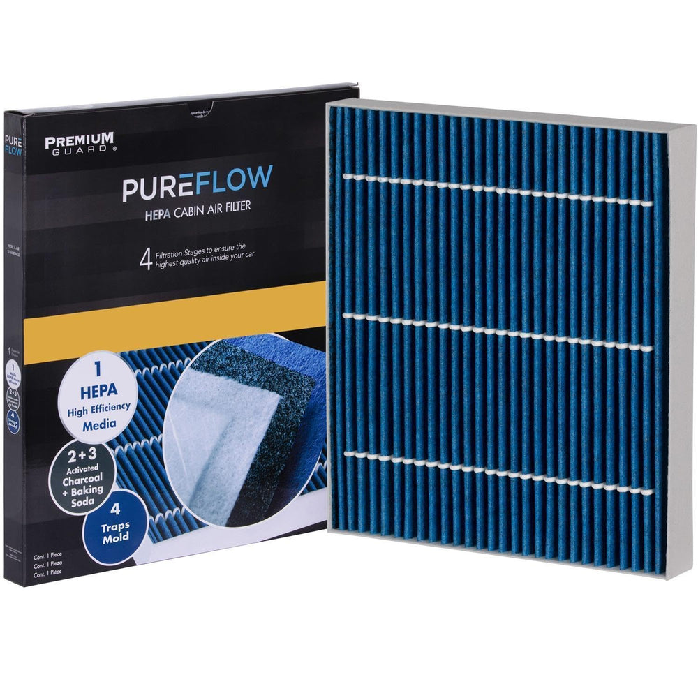 Premium Guard PureFlow packaging shows compact design for easy Palisade installation.