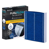 Premium Guard PureFlow HEPA cabin filter front view for cleaner cabin air