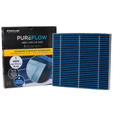 Premium Guard PureFlow HEPA filter front view for cleaner cabin air.