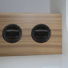 Prettyia black dash vent cover; helps manage cabin airflow.