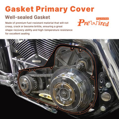Prewired o-ring kit visual featuring seals that prevent leaks and maintain clutch housing integrity.