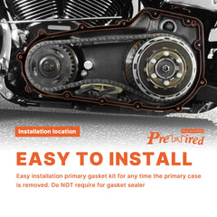 Prewired retaining ring keeps primary components aligned for consistent performance
