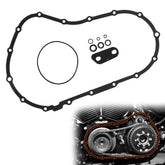 Prewired Sportster primary cover gasket set showing complete gasket kit for reliable clutch sealing