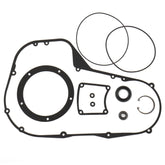 Prewired Twin Cam primary cover gasket close-up showing durable seal for Harley.