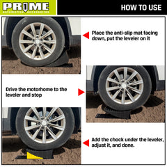 Prime 1 PR1ME HDPE levelers provide durable, long-lasting support