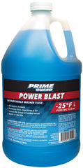 Prime Guard Power Blast windshield fluid works to -25°F, removing frost and grime for clear visibility.