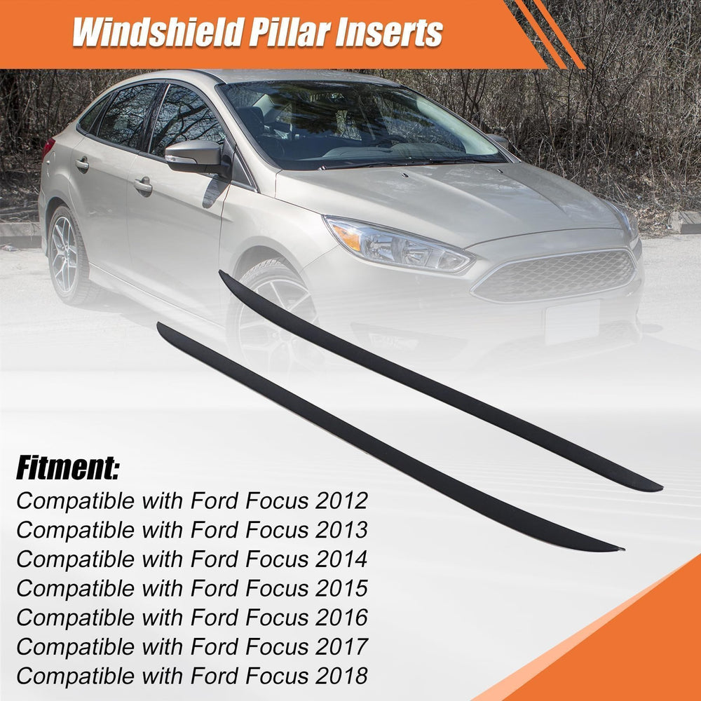 Priprilod pillar molding installation steps for Ford Focus 2012-2018.