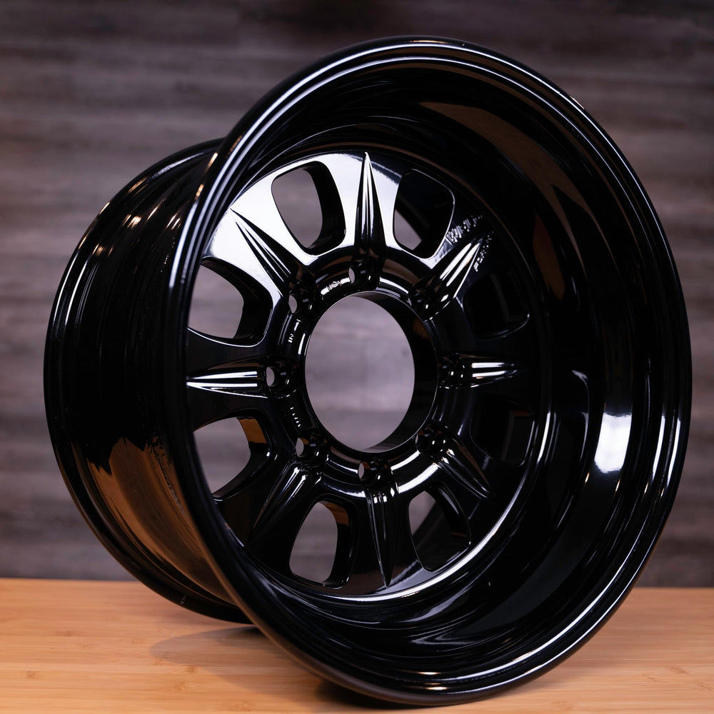 PRISMATIC POWDERS High Gloss Black automotive part with showroom-ready protection