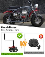 Prismora Honda GX160 crank-handle start provides smooth, controlled ignition.