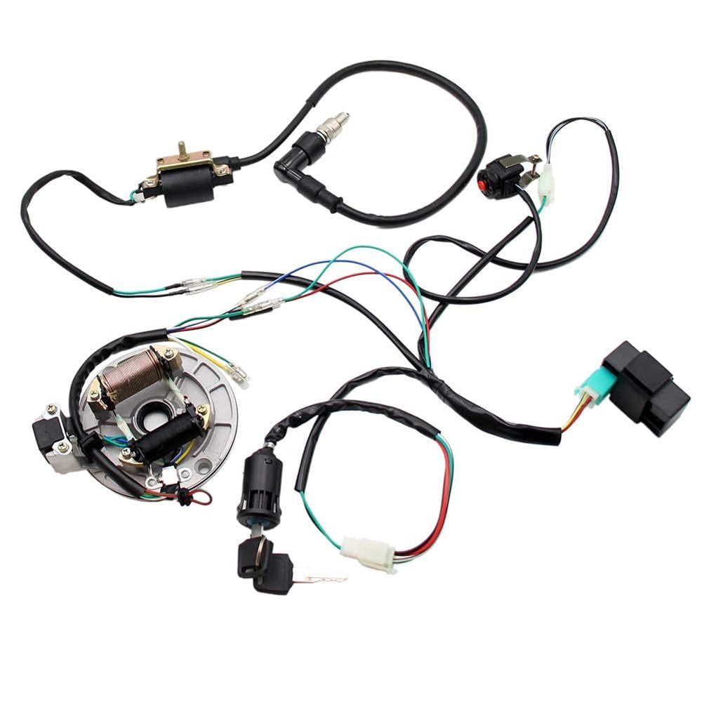 PRO BAT spark plug and coil installation compatible with many Chinese bikes.