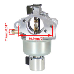 Pro Chaser carburetor with fuel hose and clamps ensures secure fuel line connections