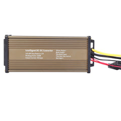 Pro Chaser DC-DC step-down regulator delivers stable 12V output for vehicle lights.