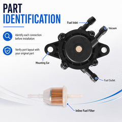 Fuel filter included with Pro Chaser Kohler KT725 KT745 pump kit