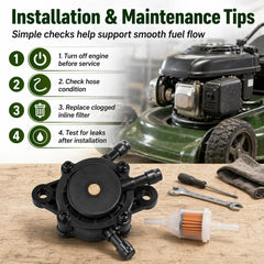 Pro Chaser ride mower fuel system supports consistent fuel flow