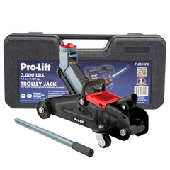 Pro-LifT F-2315PE trolley jack front view highlighting durable steel frame