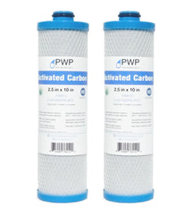 Pro Water Parts RV filter front view highlighting carbon block for better-tasting water