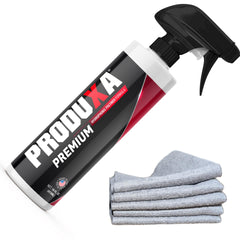 PRODUXA premium hydrophobic detailer bottle for durable water beading and gloss