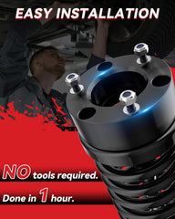 PROEZE bolt-on installation guide image showing simple two-hour process.