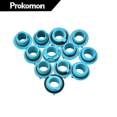 Prokomon blue adapters enable secure seal at fill port during oil changes.
