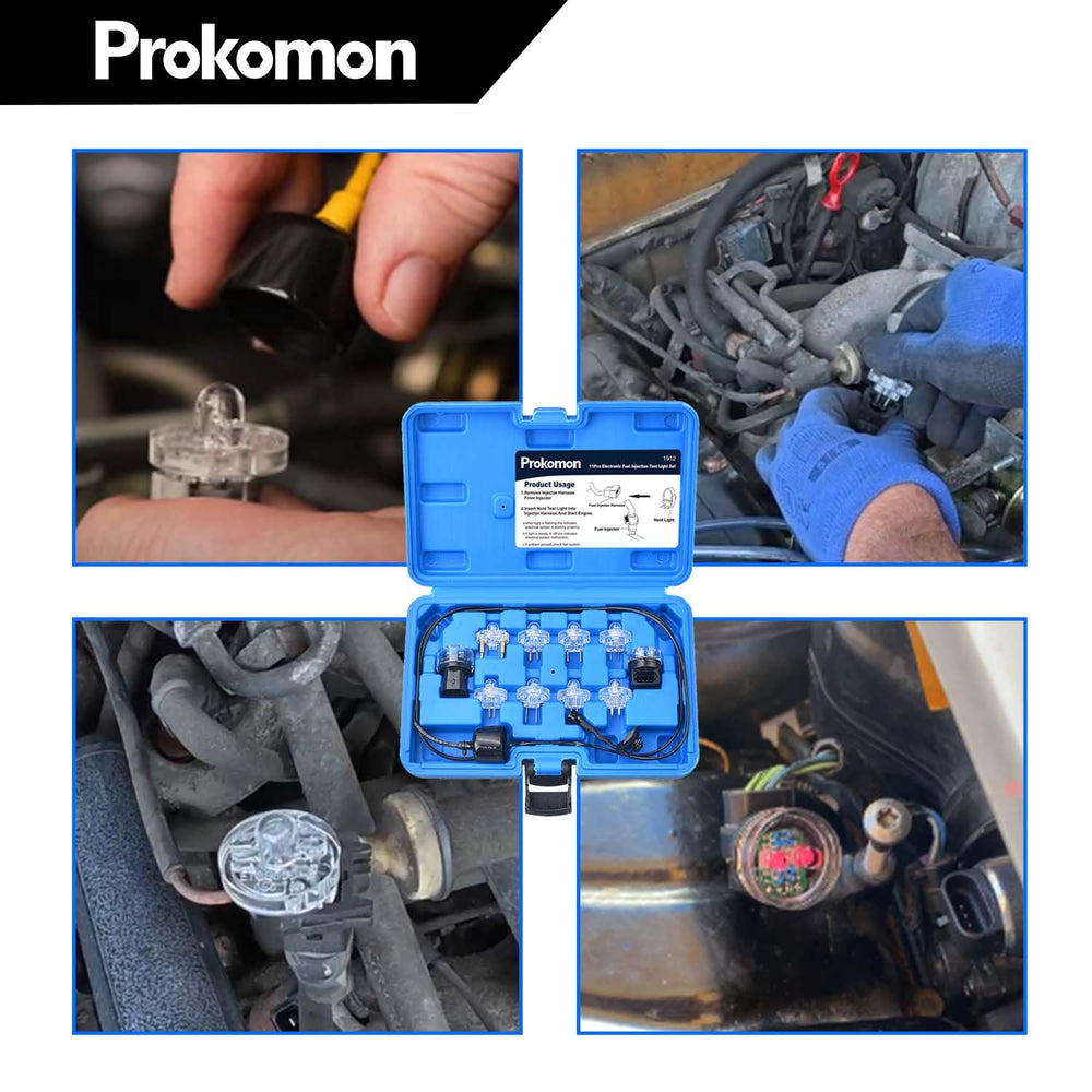 Prokomon noid light test kit packaging and manual for setup.