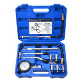 Prokomon petrol compression tester gauge with clear dial for quick cylinder pressure readings.
