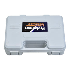 Prokomon caution use light pressure on thin-walled mufflers to prevent damage