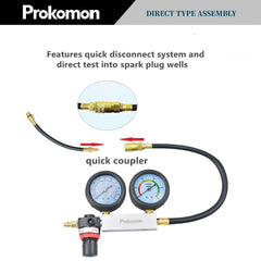 Prokomon universal push-on connectors simplify setup without threading.