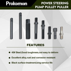 Prokomon vacuum pump pulley installer designed for GM and Ford applications.