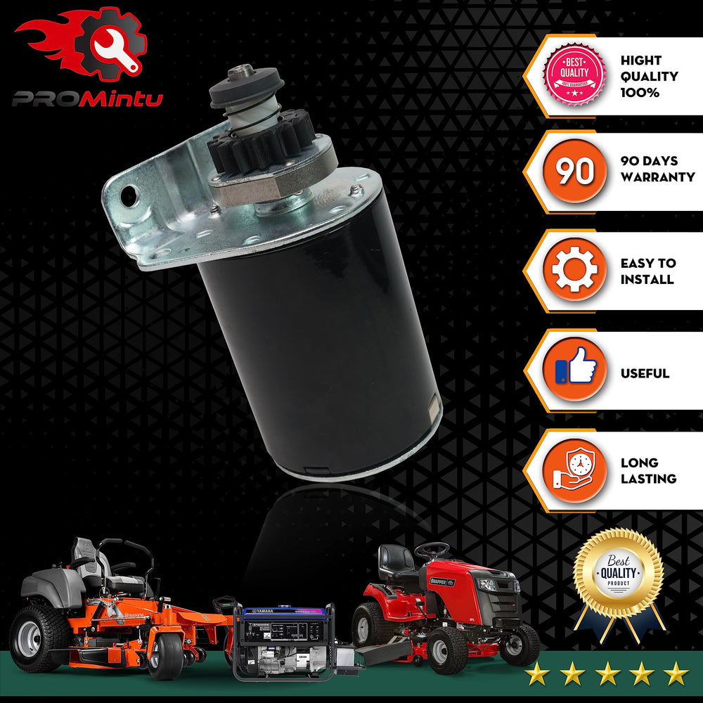 Promintu starter motor withstands outdoor use during mowing seasons
