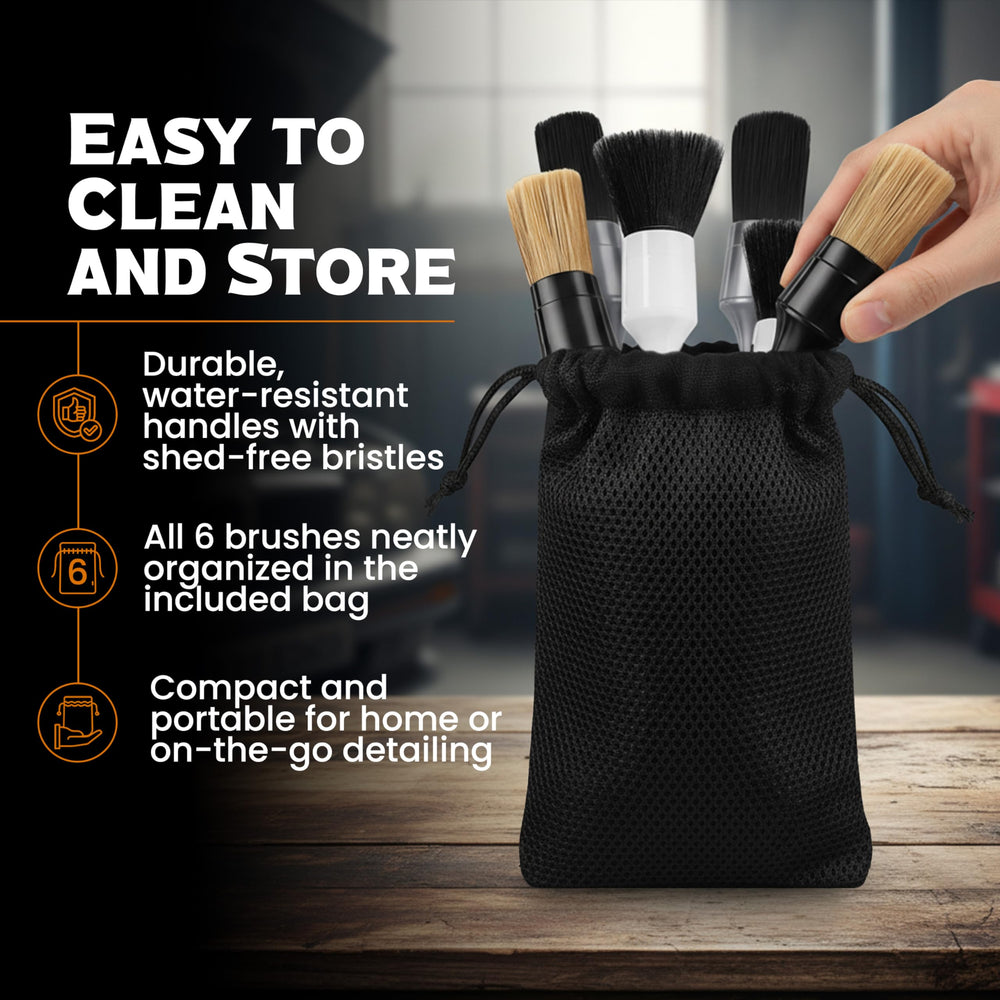 PROPER DETAILING CO. Air vents brush detail for hard-to-reach HVAC openings.