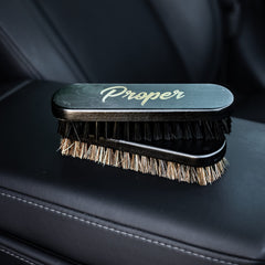 PROPER DETAILING CO. packaging shows complete brush set for organized storage