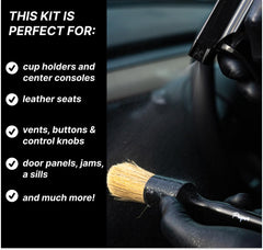 PROPER DETAILING CO vents brush cleaning air vents easily