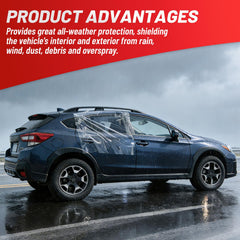 ProRefine Crash Wrap Film clear layer maintains surface visibility