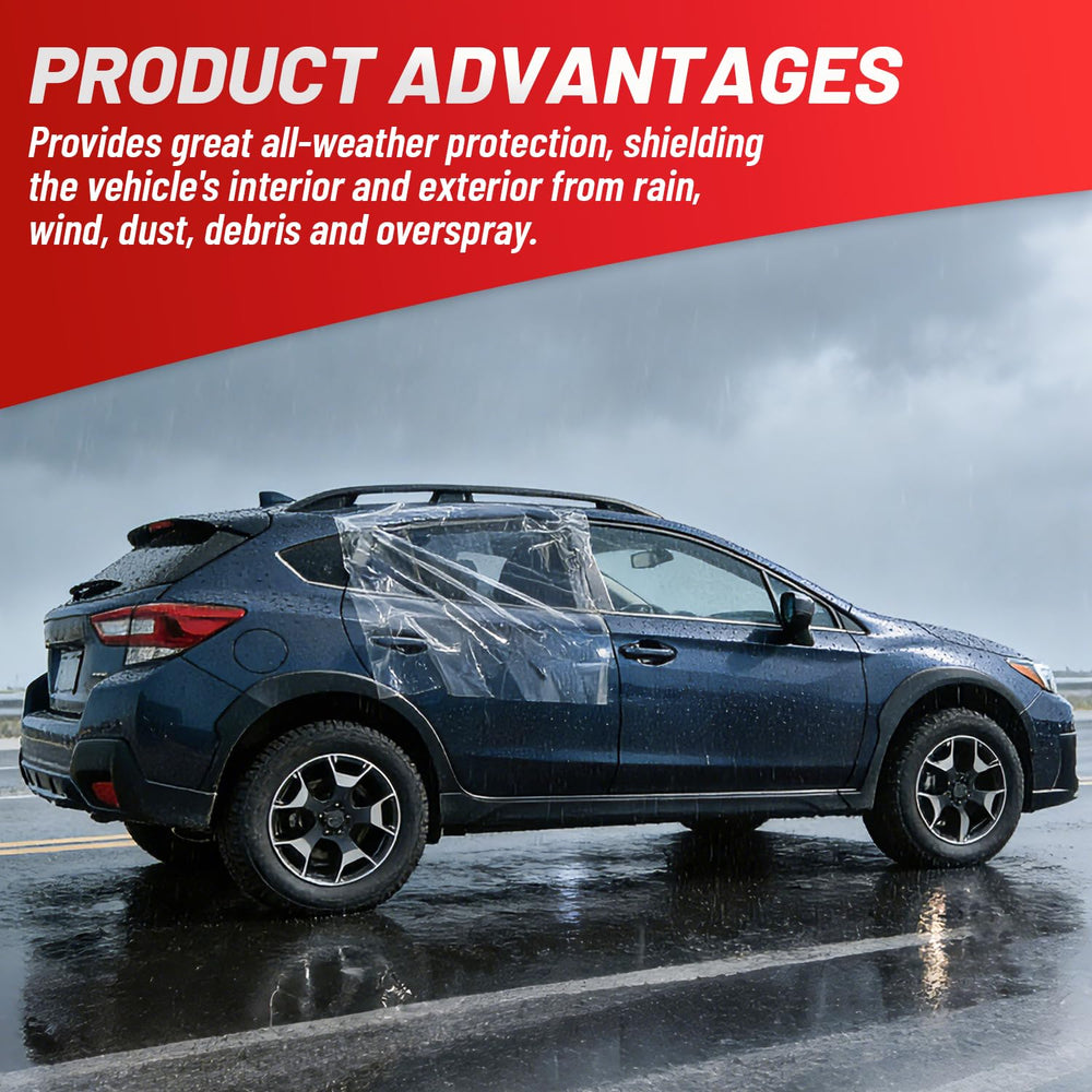 ProRefine Crash Wrap demonstrates tear-resistant self-adhesive protection
